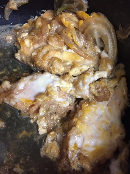 素朴！めんつゆでヒレカツ丼