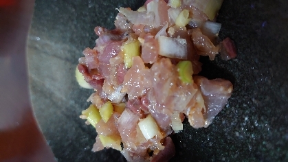 柵取りのお刺身で作る イナダのなめろう レシピ 作り方 By ひで 楽天レシピ 柵取りのお刺身で作る イナダのなめろう レシピ 作り方 By ひで 楽天レシピ