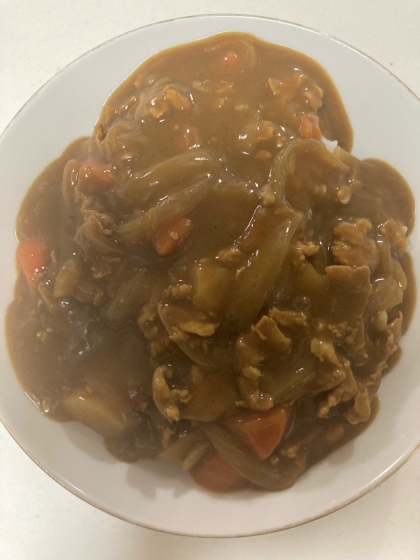 カレーの隠し味に味噌！（＾＾）