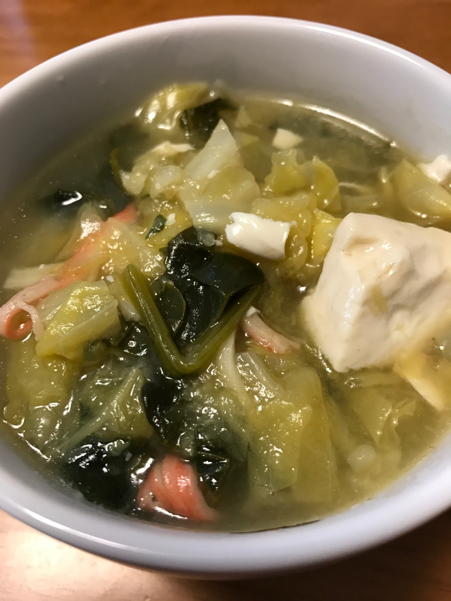 キャベツとほうれん草の中華スープ レシピ 作り方 By えばんじぇりぃん 楽天レシピ
