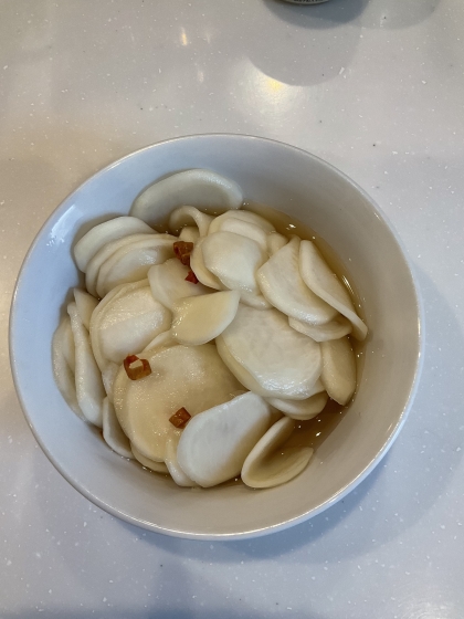 カブの酢の物