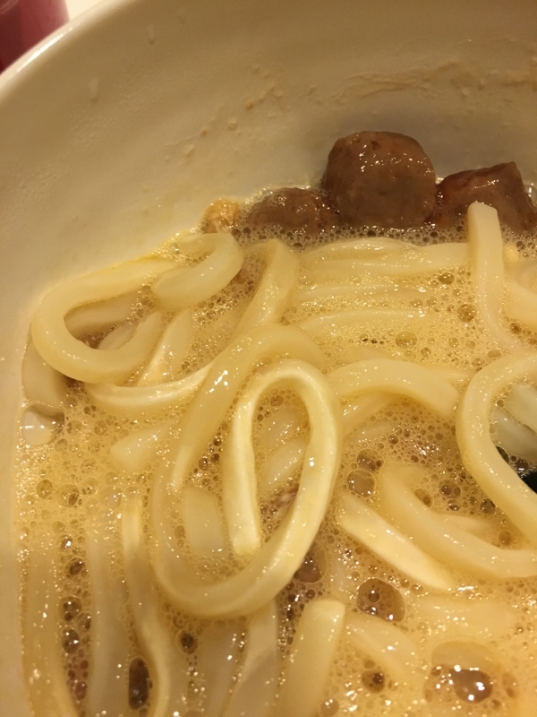 卵かけ納豆うどん