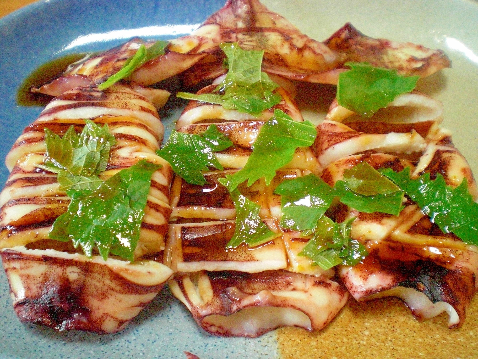 「大葉香るイカ焼き」 ♪♪