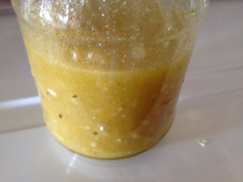 柚子塩オニオンドレッシング。