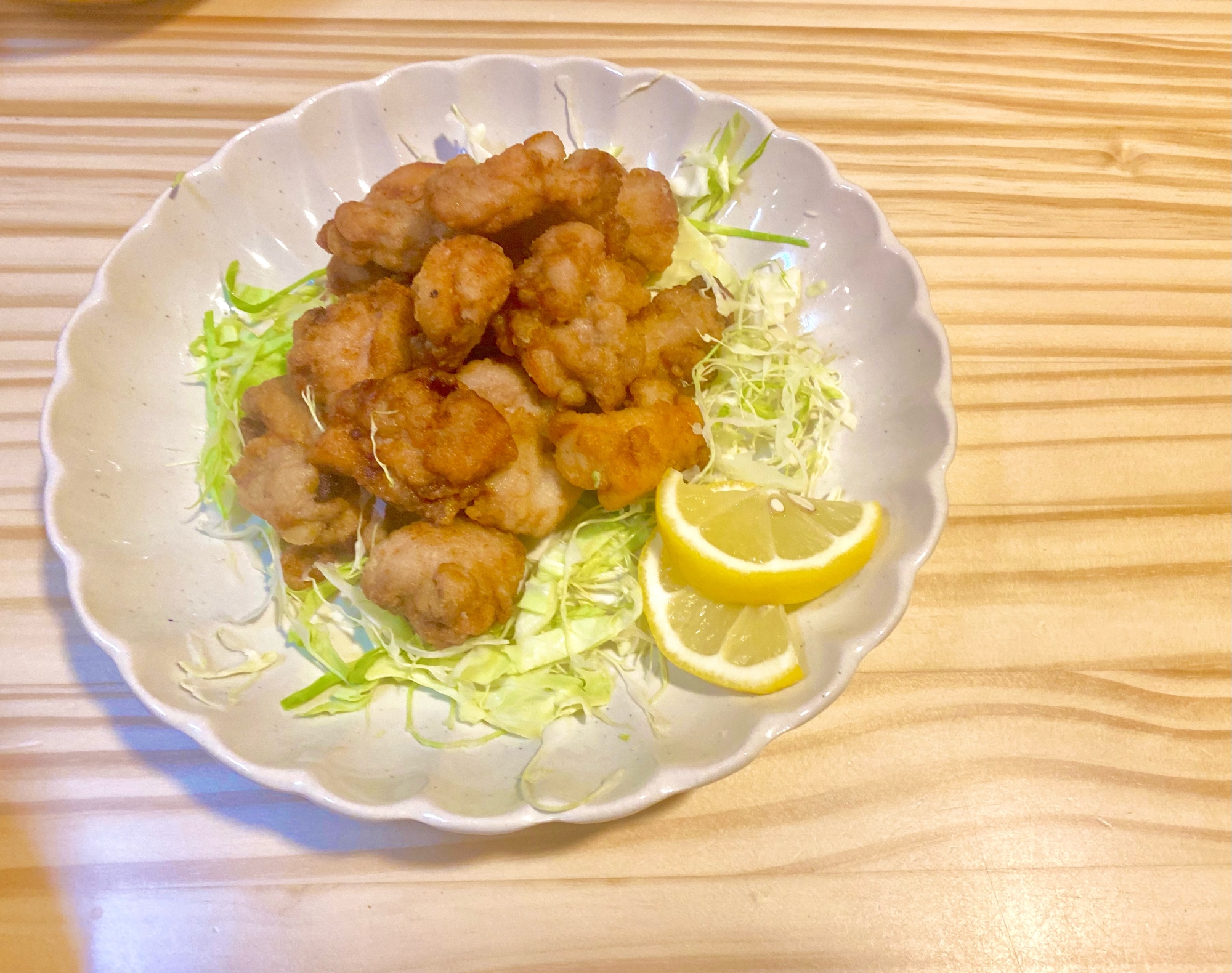 小麦粉で作る唐揚げ