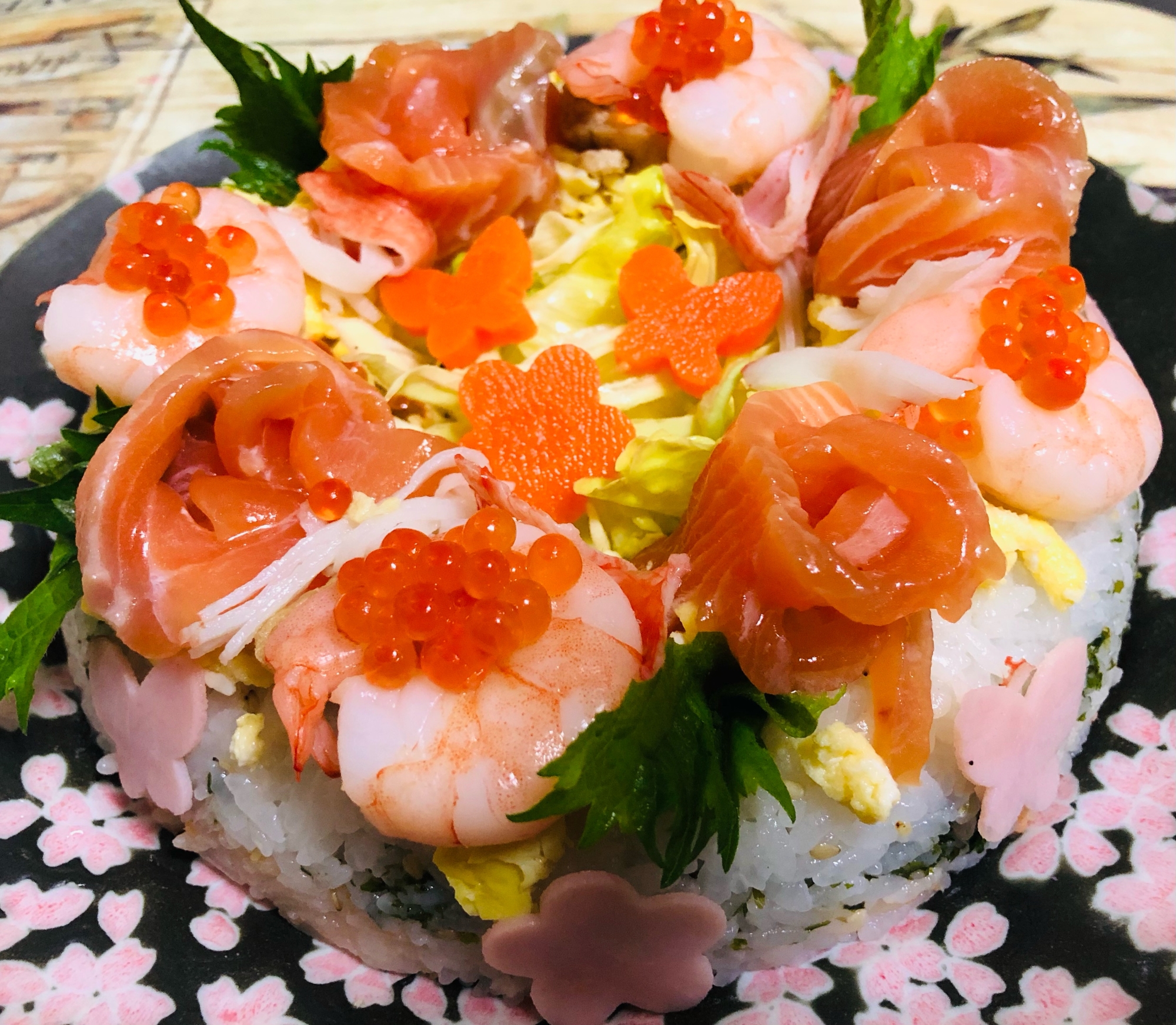 お雛祭りに 華やか寿司ケーキ レシピ 作り方 By りんりんりん 楽天レシピ お雛祭りに 華やか寿司ケーキ レシピ 作り方 By りんりんりん 楽天レシピ