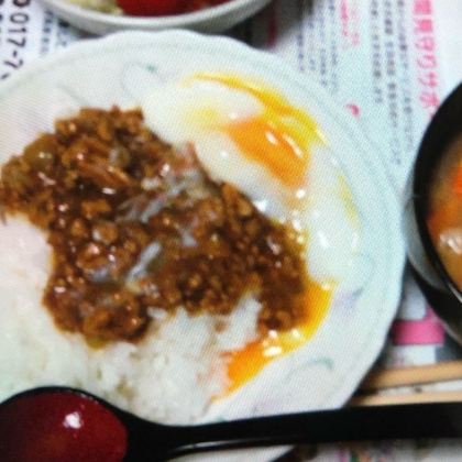 ピーマンとしめじの♪ゆる～いキーマカレー