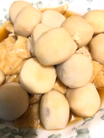 麺つゆで簡単✩︎里芋とさつま揚げの煮物