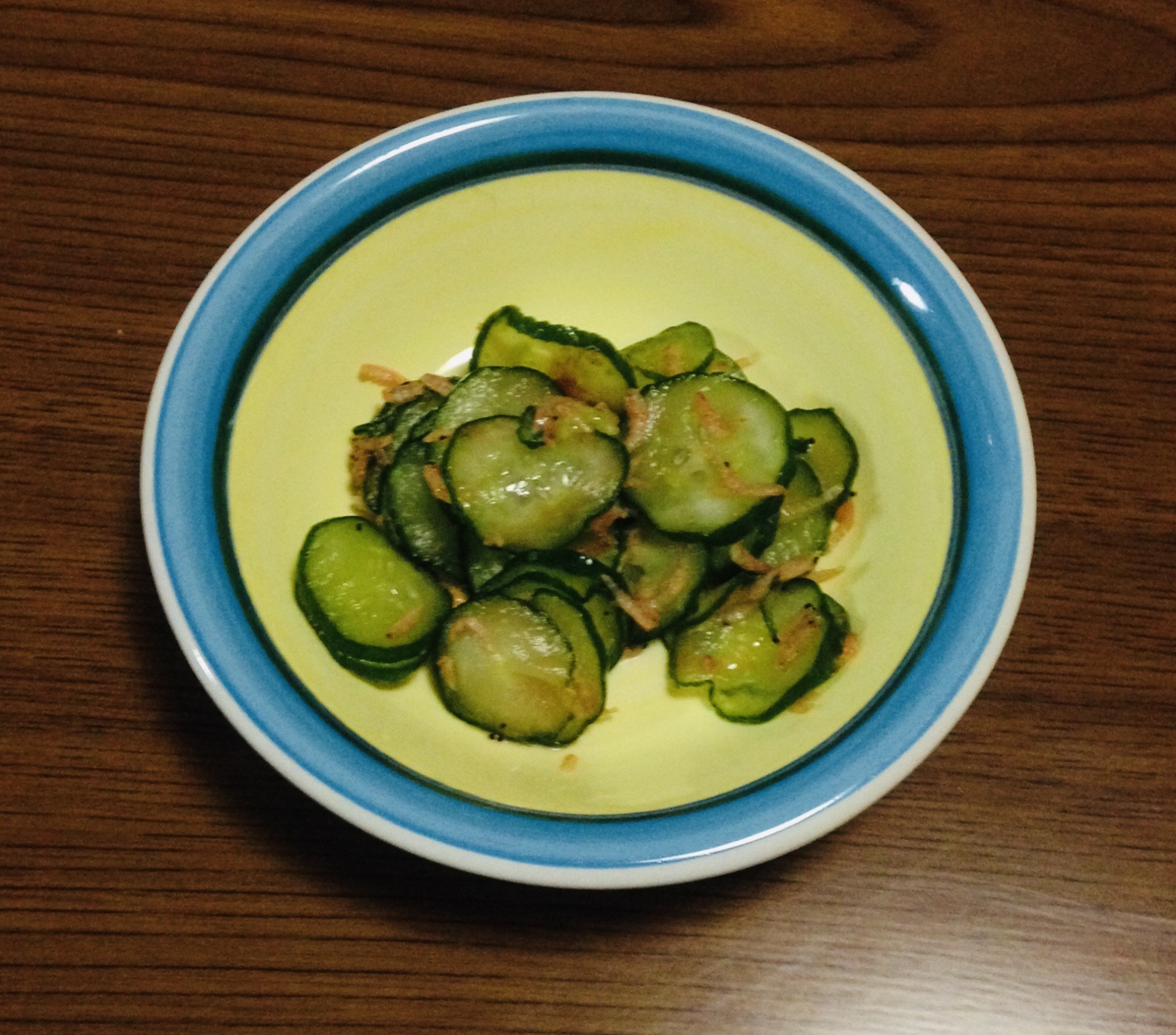 きゅうりと桜えびのアジア風酢の物