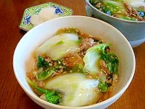 Ｂ級丼②　白菜とろりんちょ