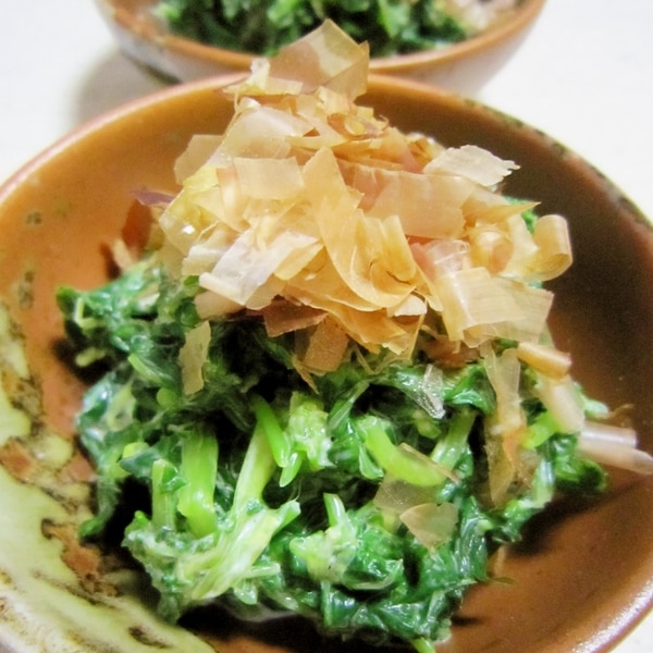 山菜ミズの葉のマヨおひたし レシピ 作り方 By yamat 楽天レシピ 山菜ミズの葉のマヨおひたし レシピ 作り方 By yamat 楽天レシピ