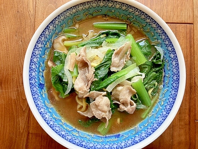 袋麺で！野菜たっぷり味噌ラーメン