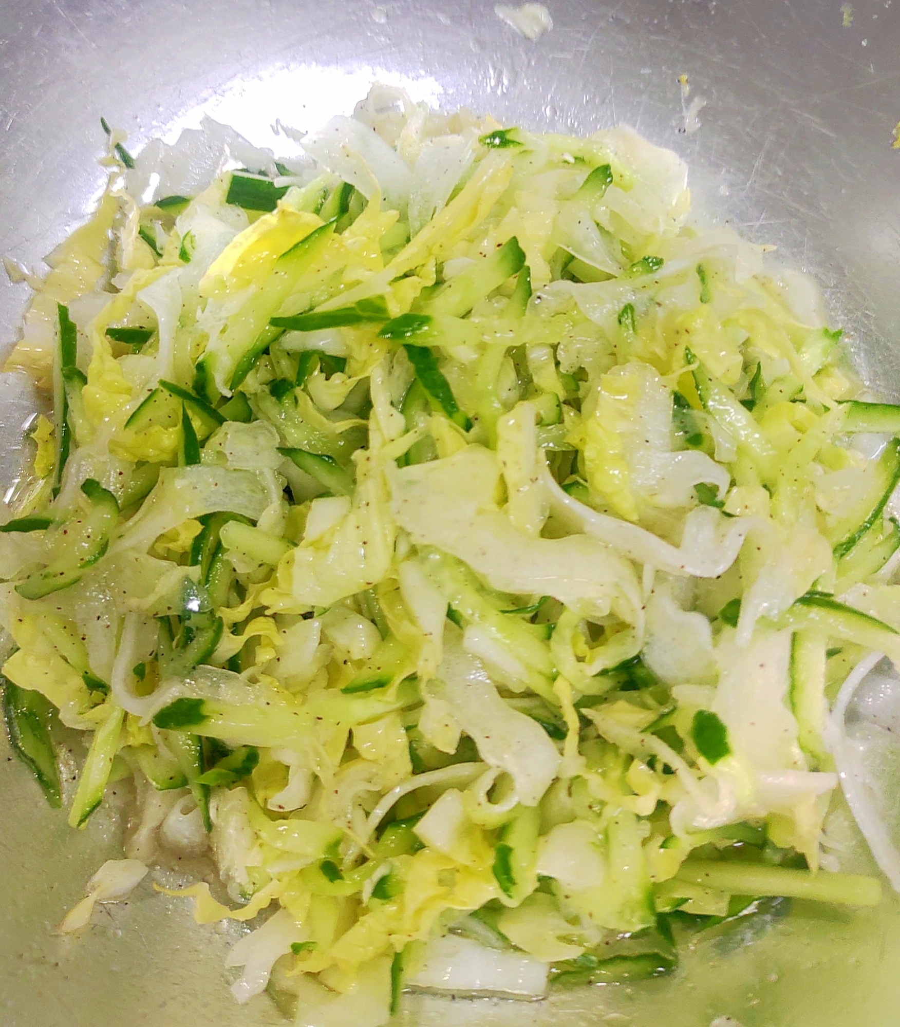 きゅうりと白菜のサラダ