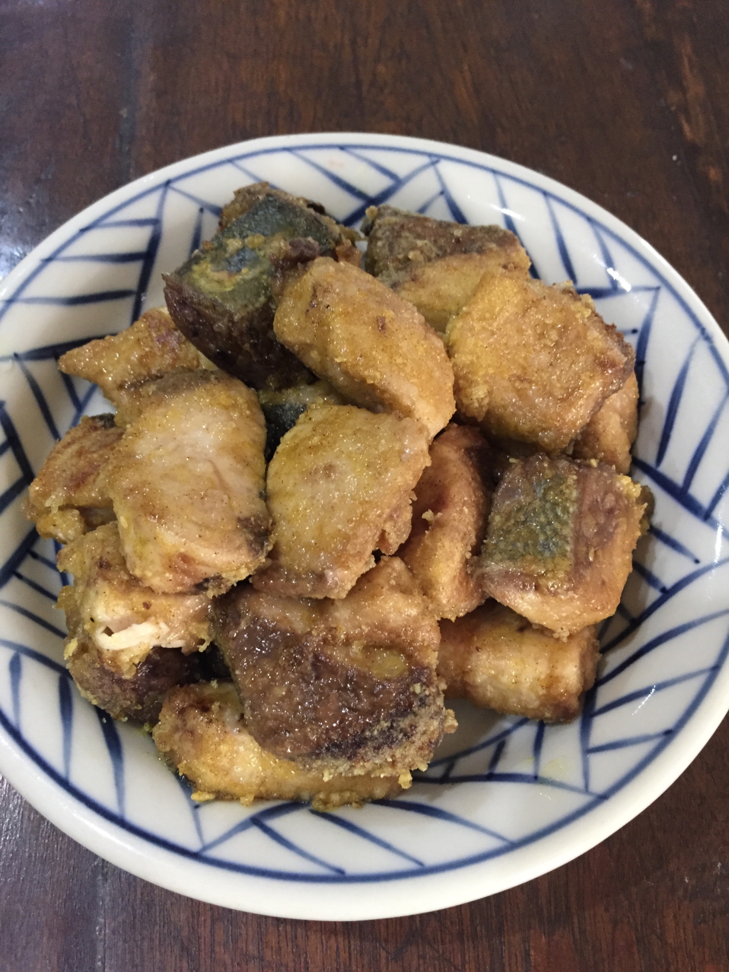 ぶりのカレー粉焼き