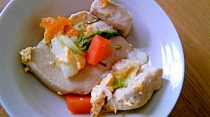 白菜と高野豆腐の卵とじ煮