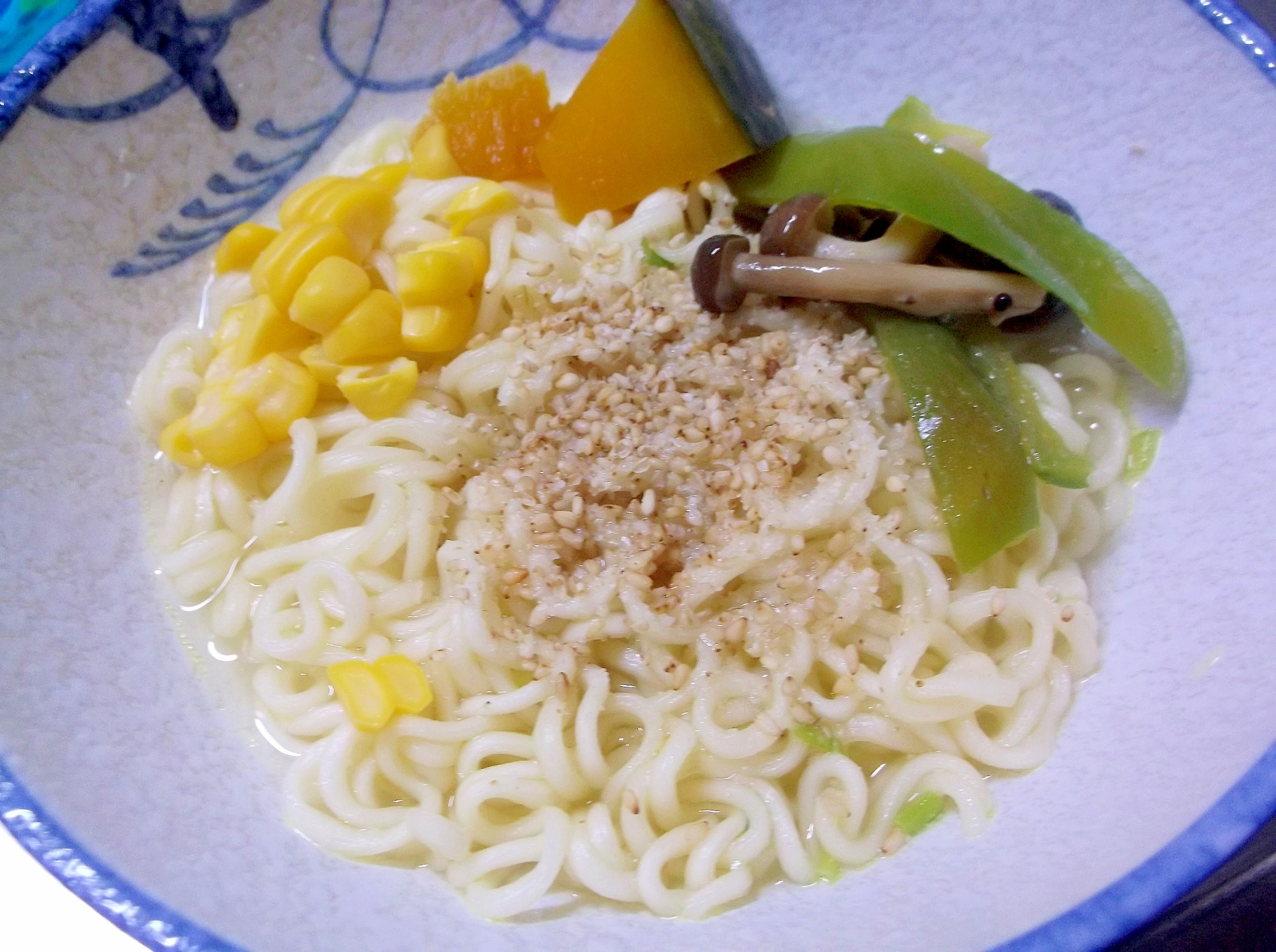 冷たい野菜塩ラーメン☆