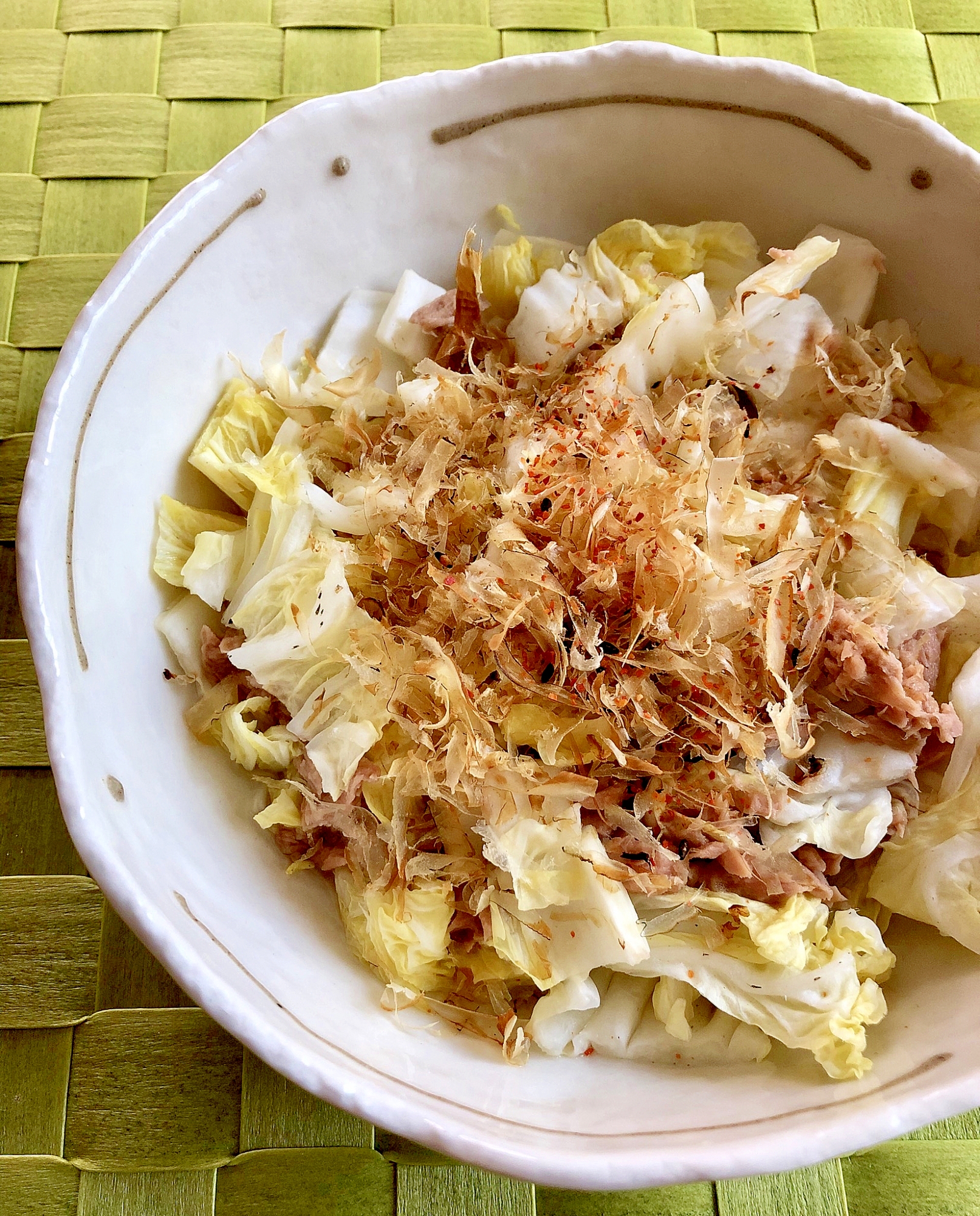 レンジで簡単！白菜とツナのお浸し風○糖質オフ