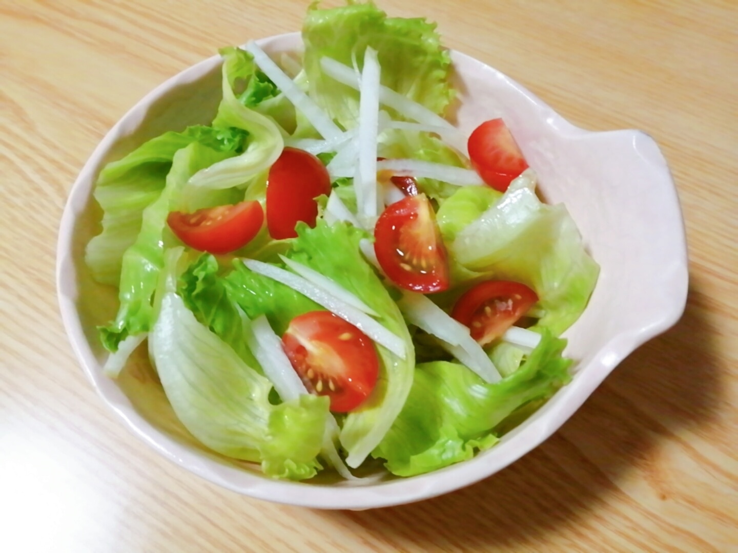 レタストマト レタスと大根とミニトマトのサラダ レシピ・作り方 by はじゃじゃ