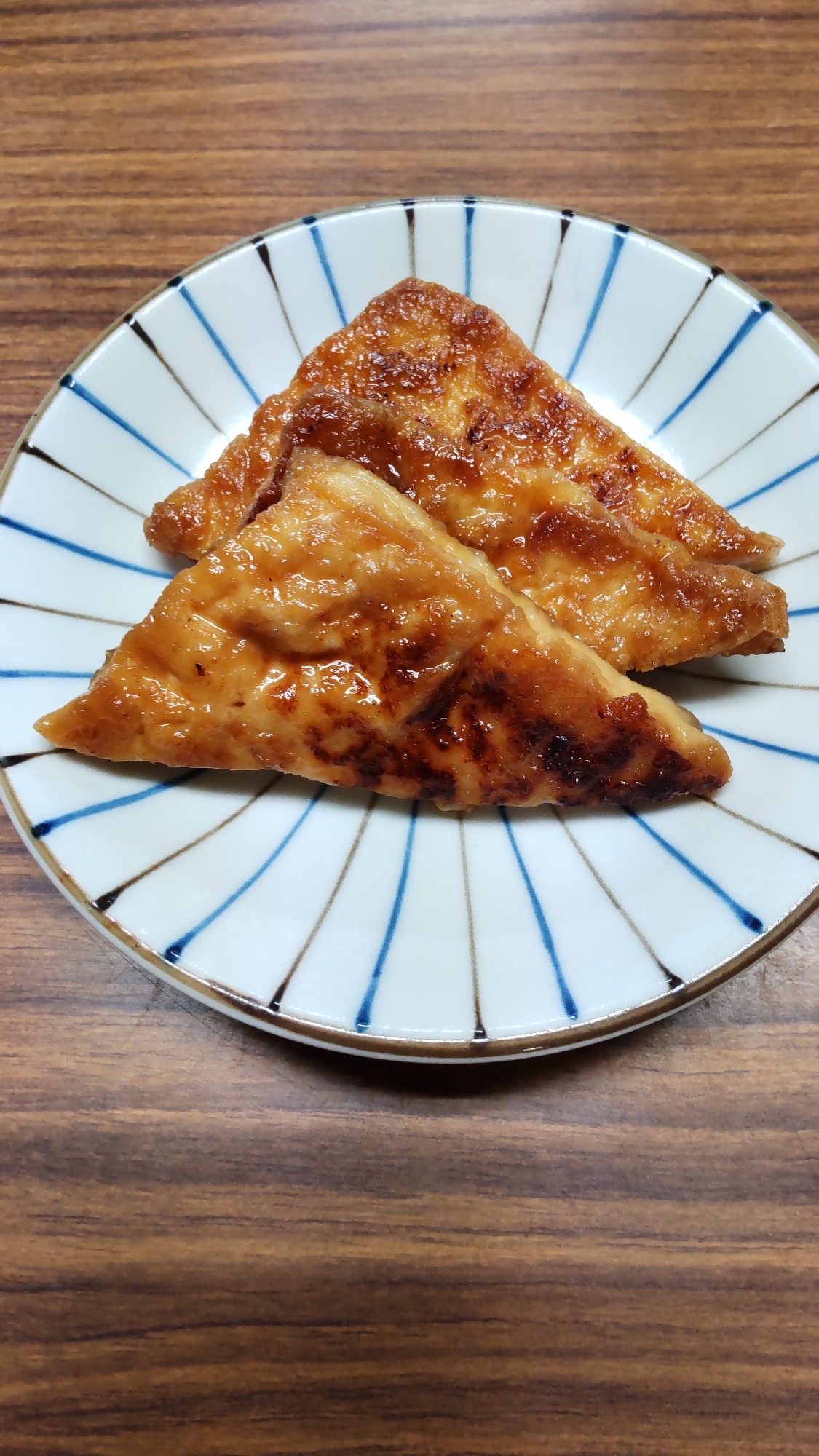 焼き豆腐の煮付け（甘辛豆腐ステーキ）