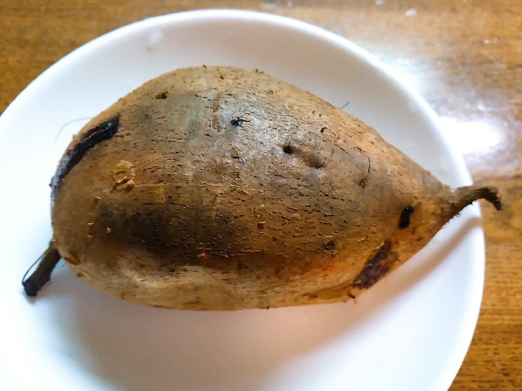 魚焼きグリルで焼き芋