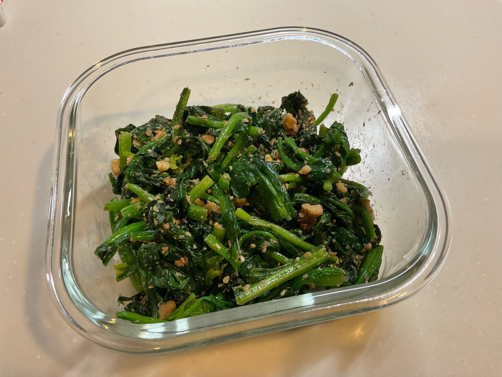 ほうれん草の胡桃あえ