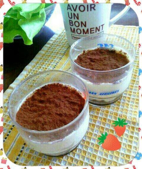 カッテージチーズと豆腐の低脂肪ティラミス