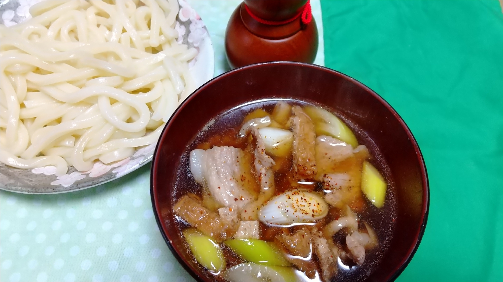 稲荷あげでつけ汁うどん