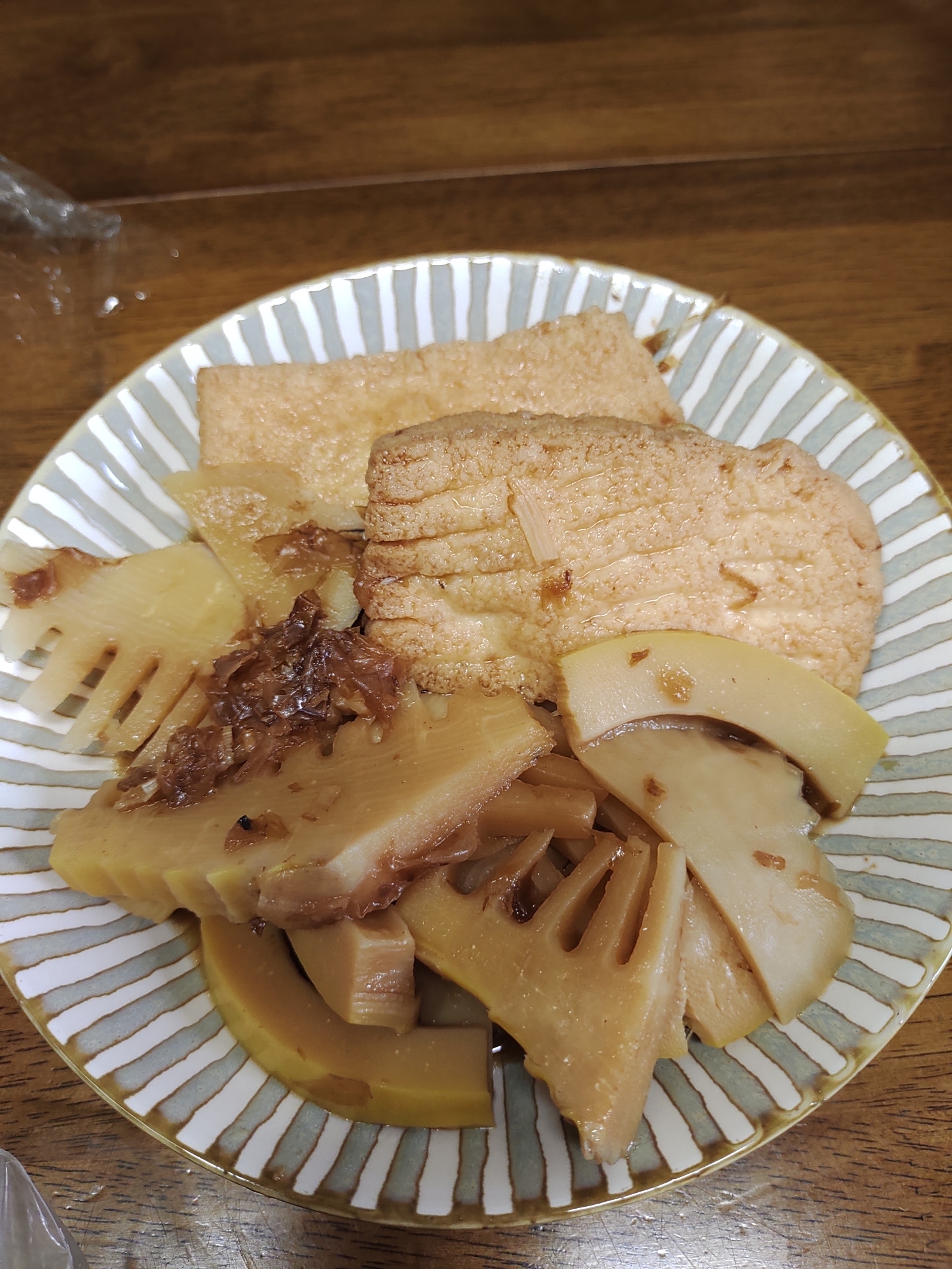厚揚げとたけのこの土佐煮