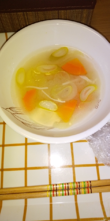 いろいろ野菜味噌汁