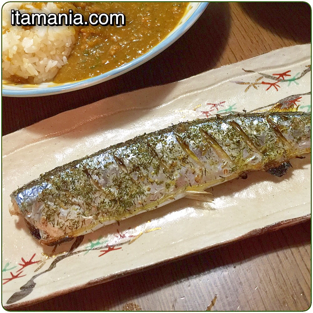秋刀魚（さんま）の塩焼きハーブ風味
