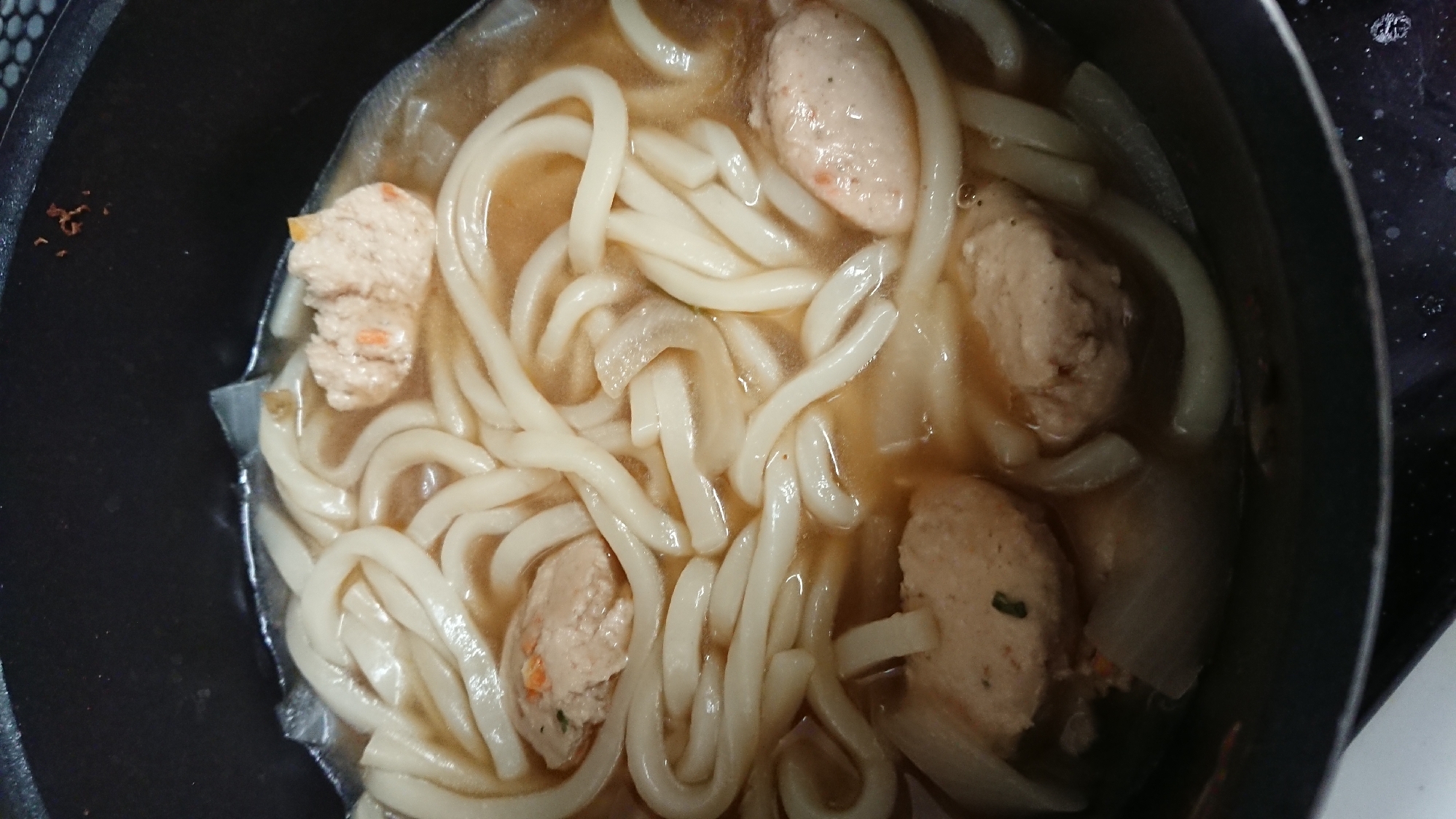 肉団子しょうがうどん