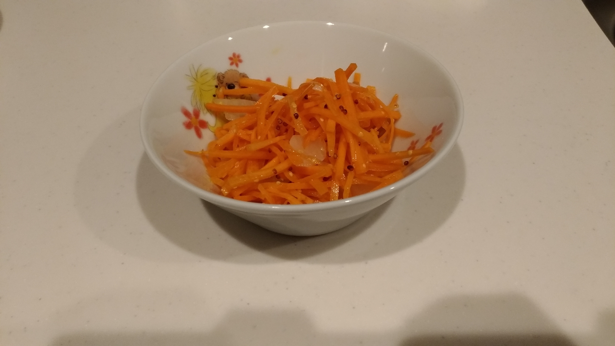 酢タマネギで人参ラペ