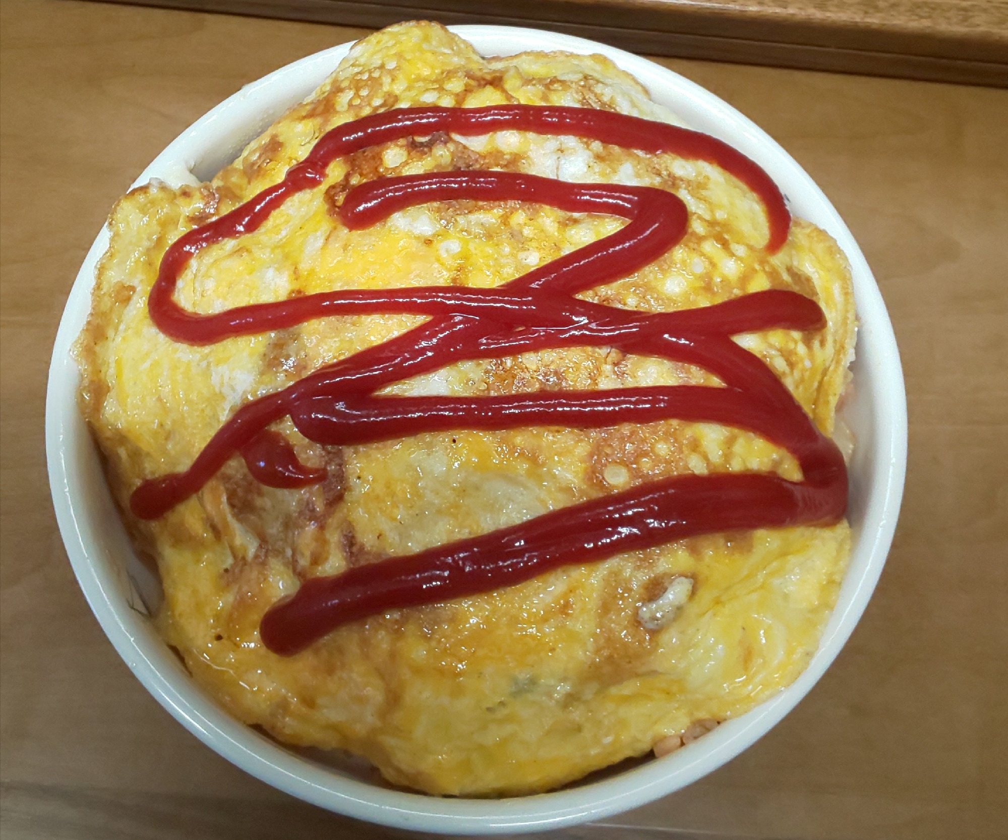 おもてなし♪チーズ入りのオムライス