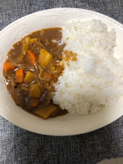 さつまいものカレーライス