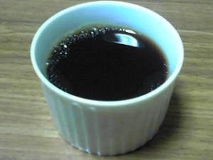 コーヒー寒天ゼリー