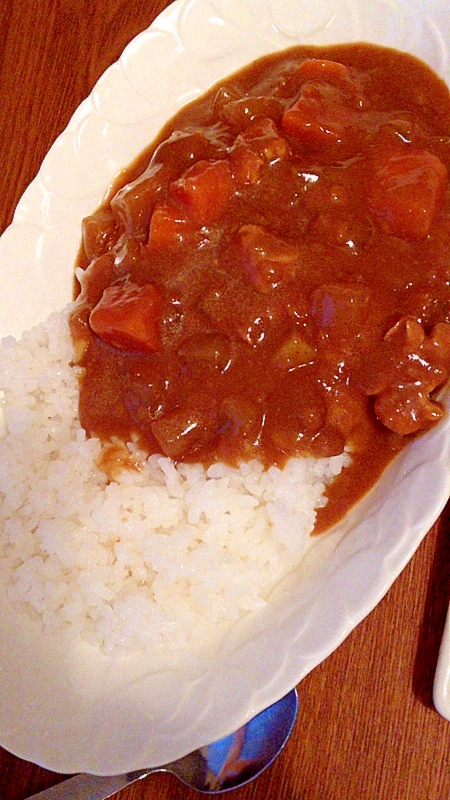 大根と人参とチキンの根菜カレー