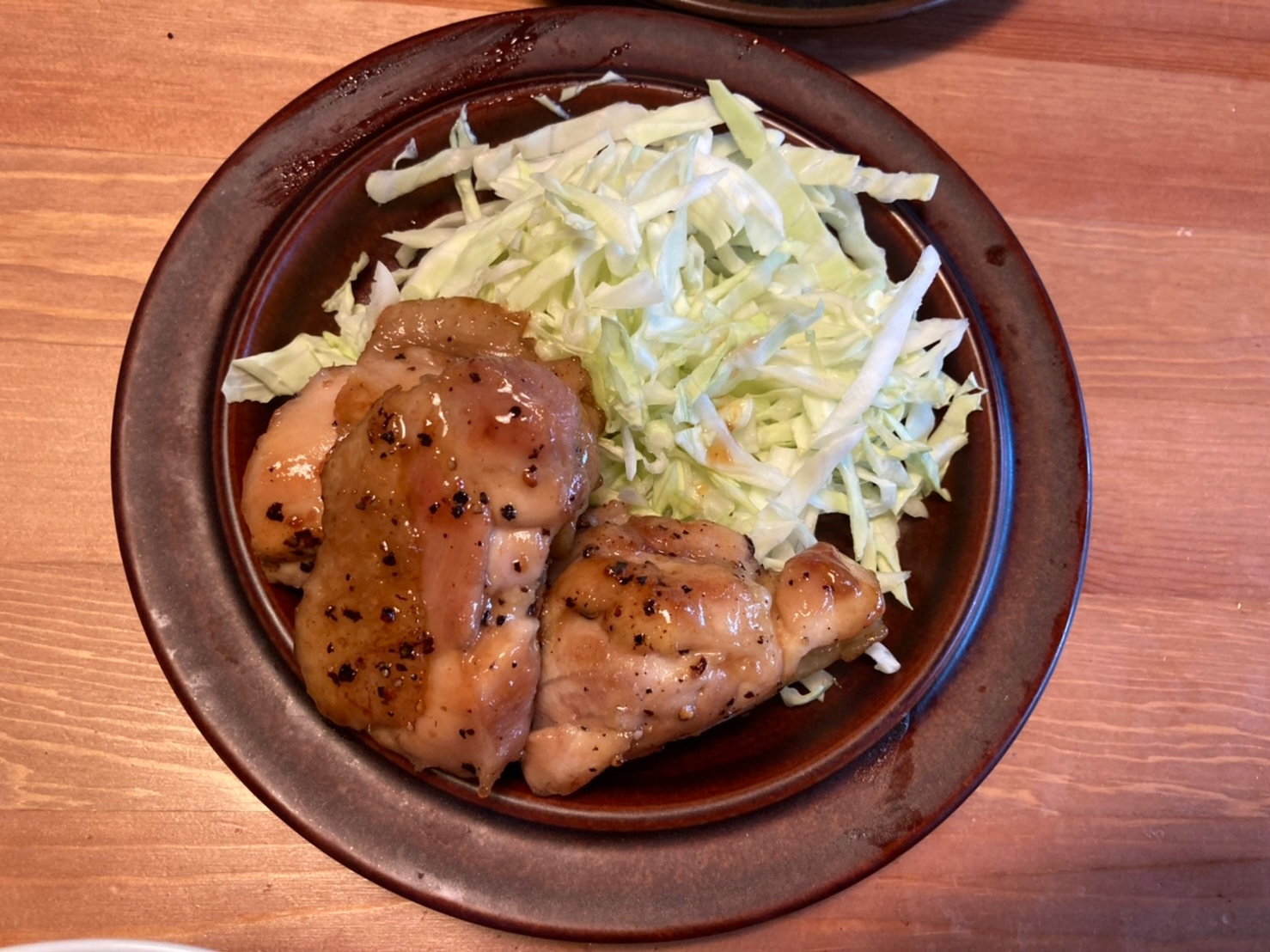 黒胡椒がアクセント！照り焼きチキン