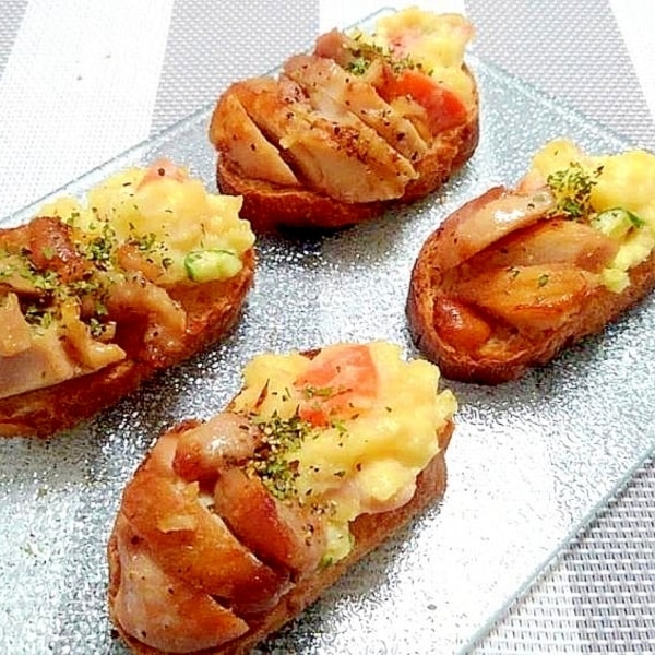 お洒落で美味なフランスパン サラポテ鶏焼きバケット レシピ 作り方 By かんたんれぴこ 楽天レシピ お洒落で美味なフランスパン サラポテ鶏焼きバケット レシピ 作り方 By かんたんれぴこ 楽天レシピ