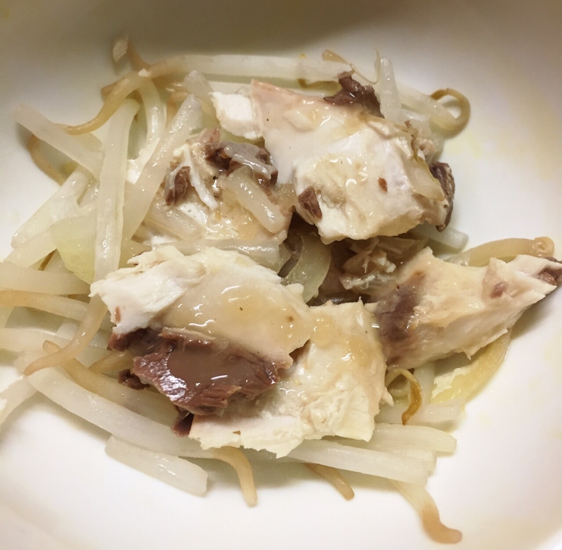 ぶりともやしのレンジ蒸し 子供用 レシピ 作り方 By みぃゃんっ 楽天レシピ