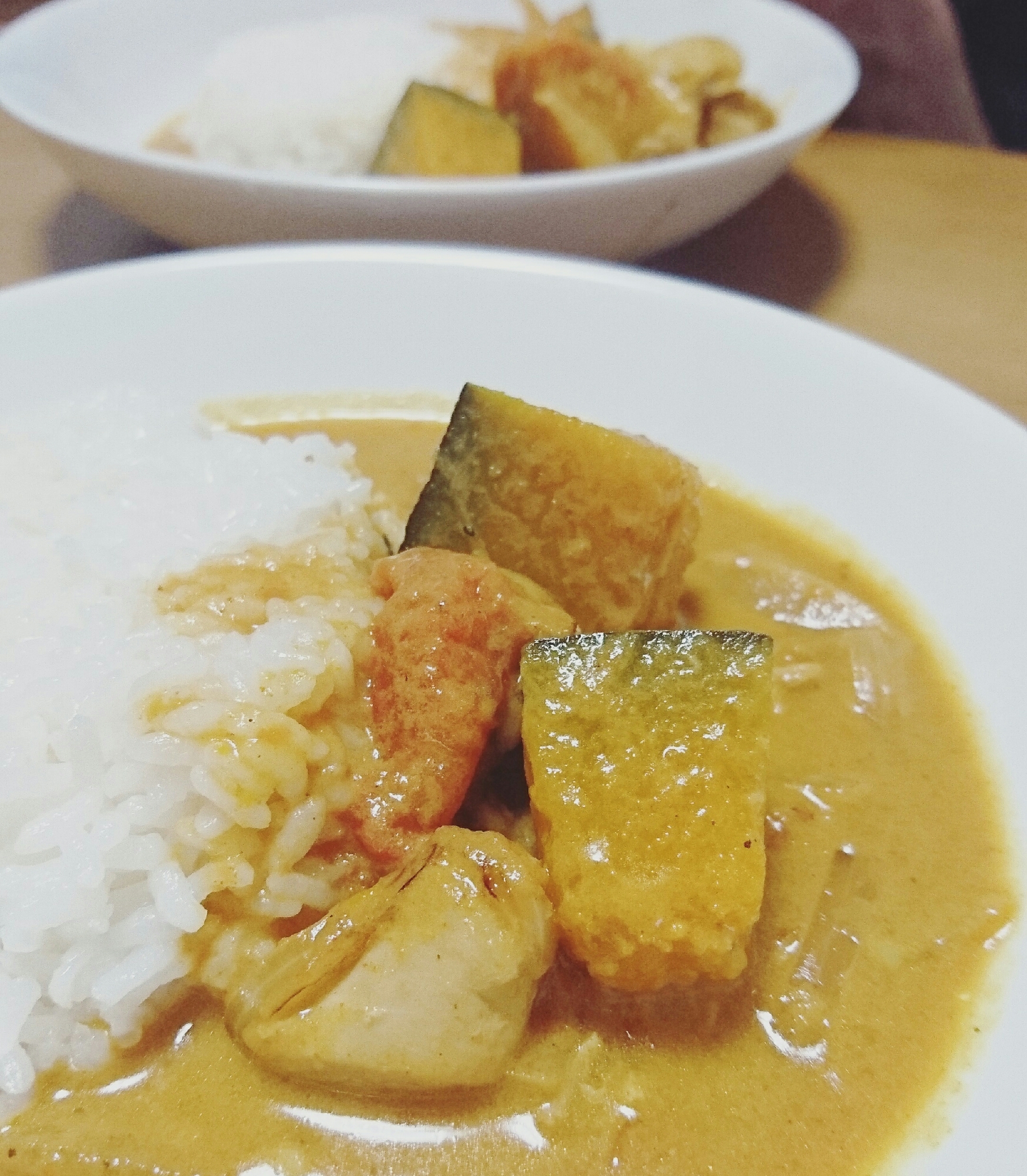 チキンとかぼちゃのバターチキンカレー