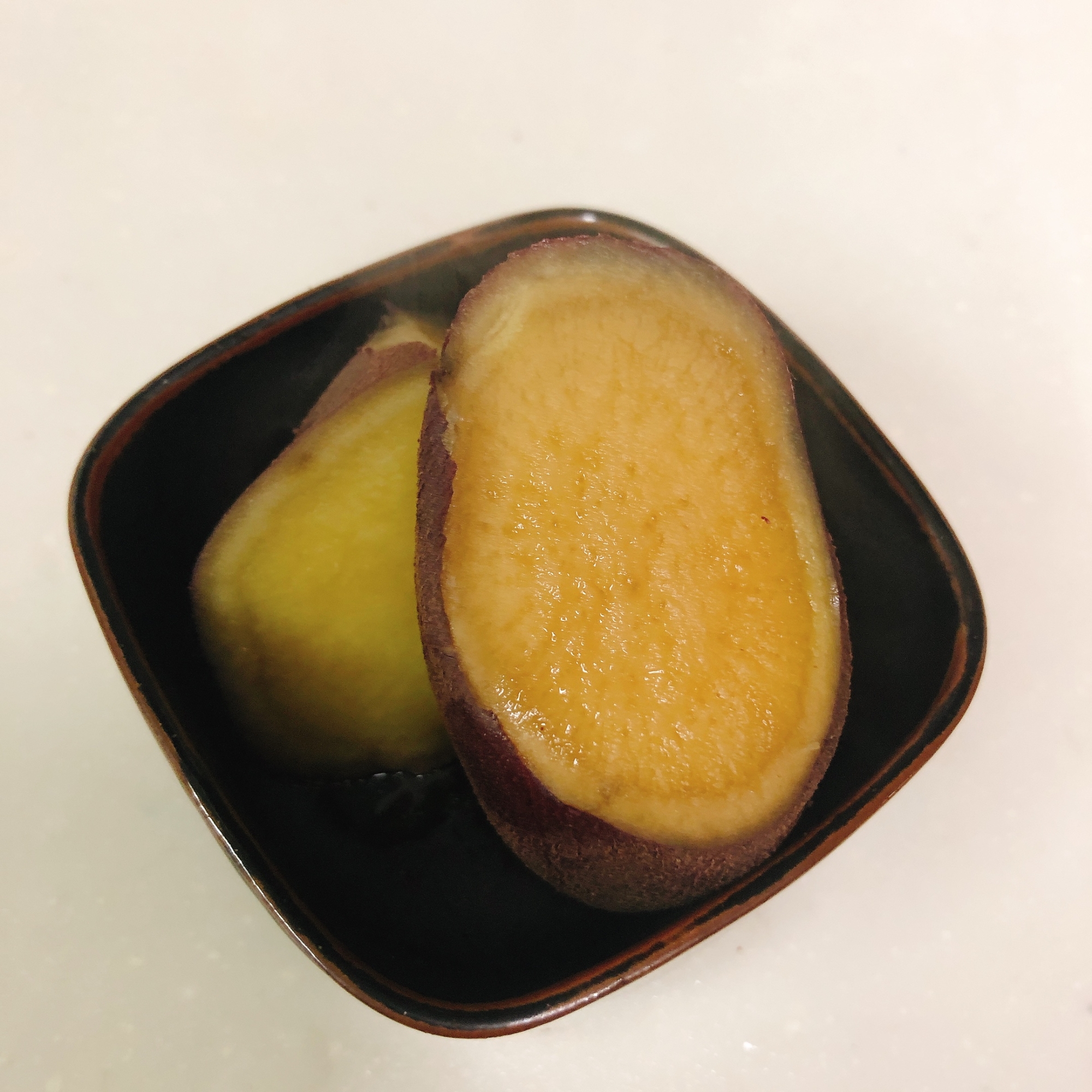玄米モードで楽チン♡蒸しさつまいも