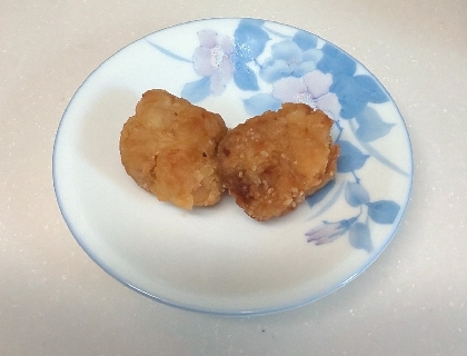 卵白でカリカリジューシー鶏モモ唐揚げ