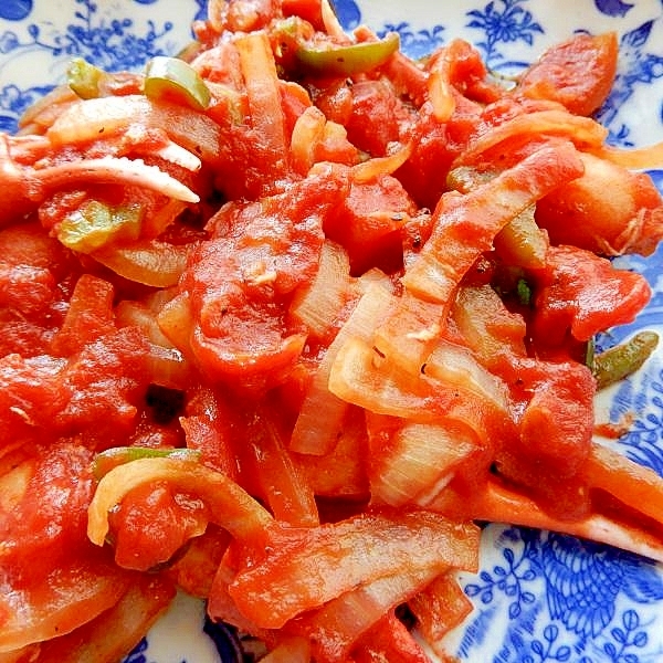 トマト缶でも美味❤カニの爪（代用可）の洋風煮♪