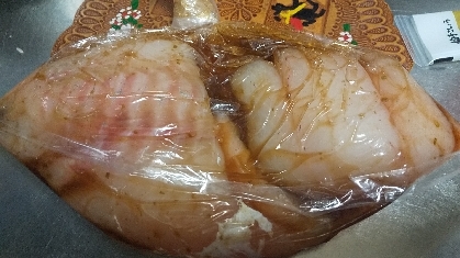 下味冷凍◇鱈の柚子胡椒漬け