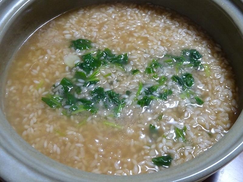 七草入り茶粥