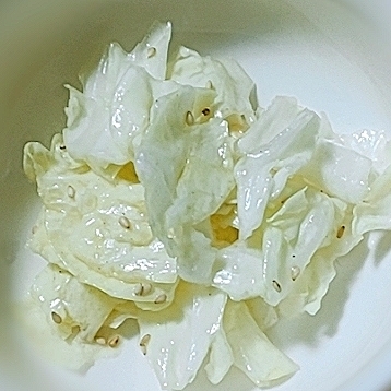 切って揉むだけ♡和風もいいね♡やみつきキャベツ