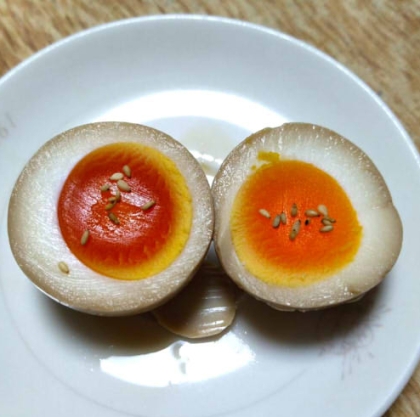 漬けておくだけ簡単味付き卵