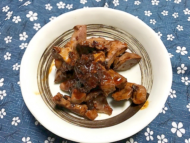豚ハツの食べるラー油炒め