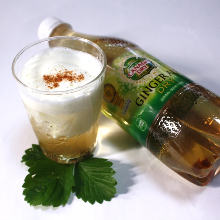 カナダドライ 香るジンジャーふんわり豆乳梅酒 レシピ 作り方 By 紫君子蘭 楽天レシピ