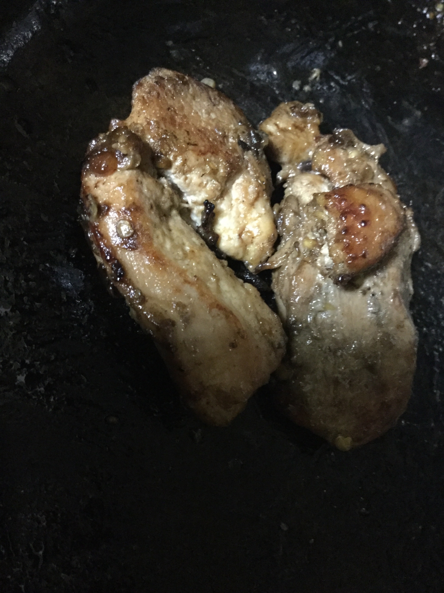 鶏胸肉の醤油麹焼き